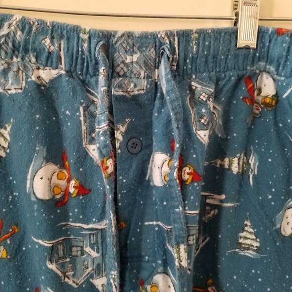 Joe Boxer Christmas Holiday Snowman Pajama Pants Plus size XL Elastic Waist - Picture 3 of 9